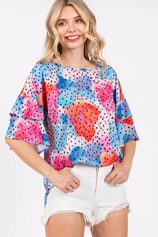 Water Color Blouse