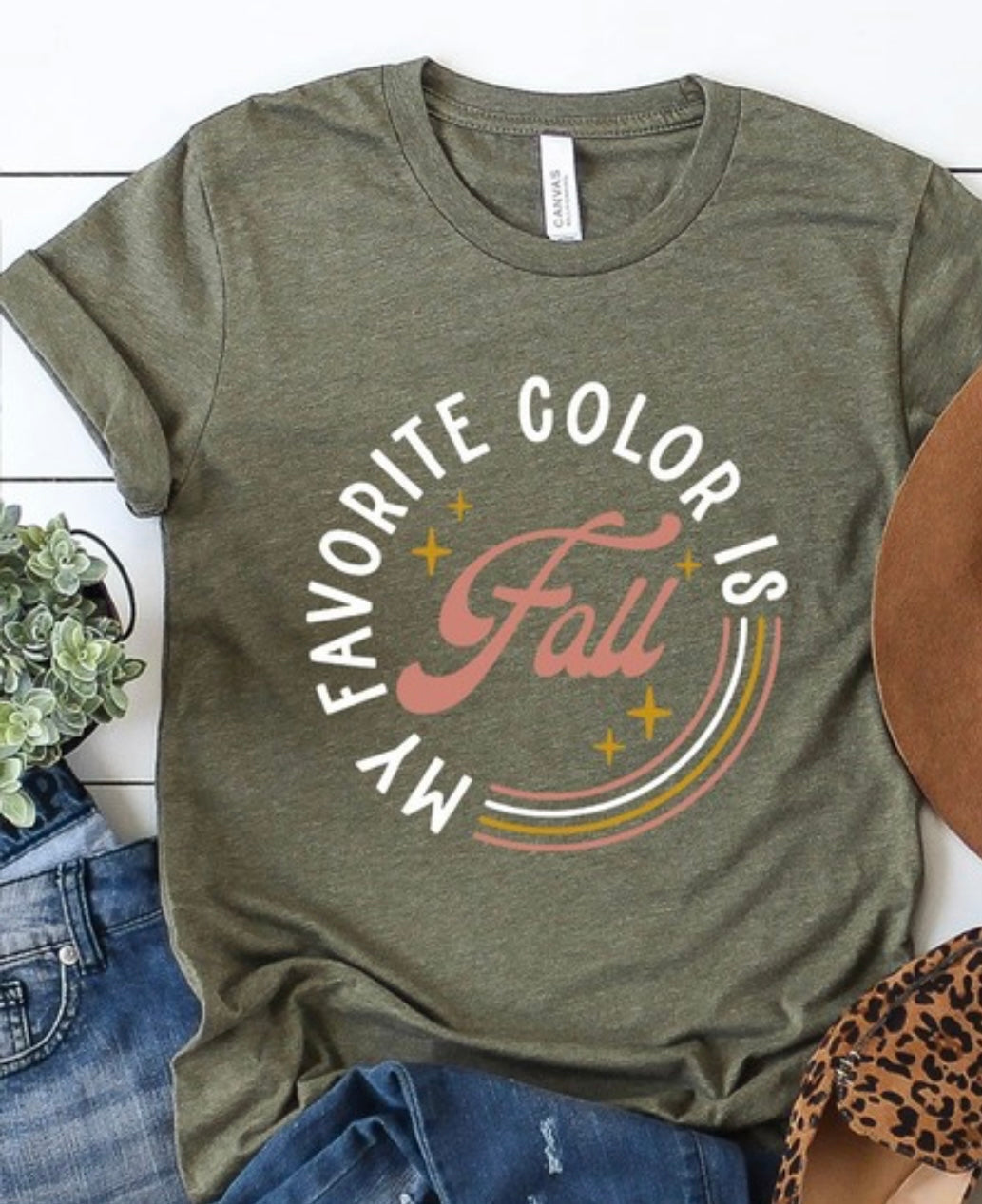 My Favorite Color is Fall Tee • small